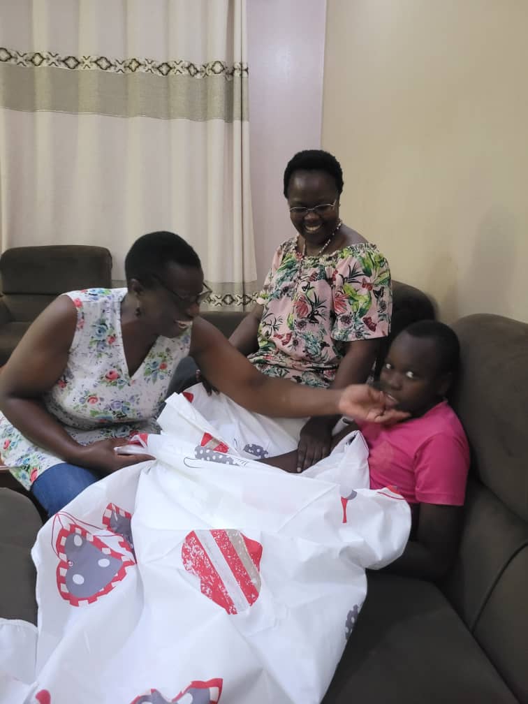 Children happy with blankets